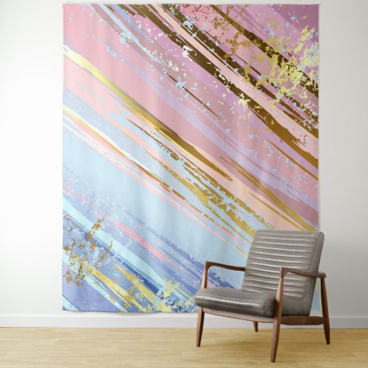 Getextureerde roze achtergrond wandkleed (In situ)