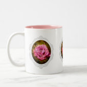 Getextureerde roze roze Moederdag Mok (Links)