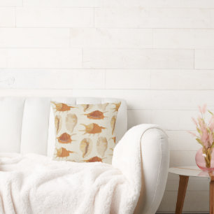 getextureerde schelpen kussen