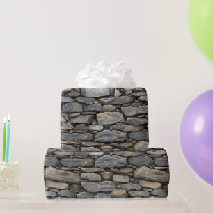 Getextureerde Stenen Wand Print Wrapping Paper Rol Cadeaupapier