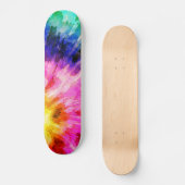 Getextureerde Tie Dye Skateboard (Voorkant)