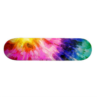 Getextureerde Tie Dye Skateboard
