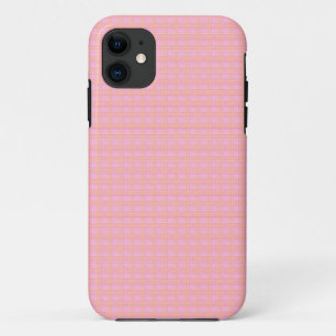 Getextureerde vierkanten Blushing Meadow iPhone 11 Hoesje