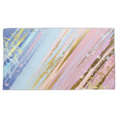 Getextuurde Roze Achtergrond Kussensloop (Voorkant-Rechts)