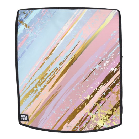 Getextuurde Roze Achtergrond Rugtassen (Verwijderbaar gezicht)