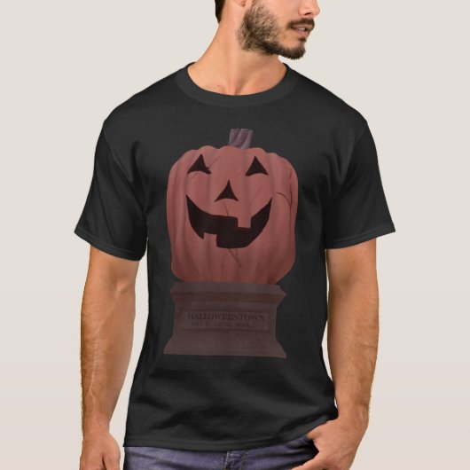 gethematiseerde pompoen Oversized T-shirt (Voorkant)