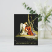 Gethsemane Carl Bloch Briefkaart (Staand voorkant)