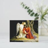 Gethsemane Carl Bloch Briefkaart (Staand voorkant)