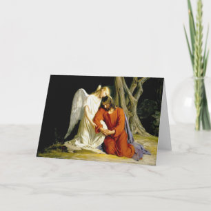Gethsemane door Carl Heinrich Bloch 1805 Kaart