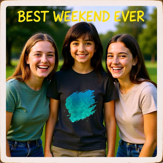 getijdenaarde hemel Tri-Blend shirt