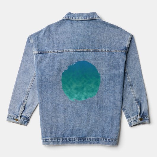 Getijdeversleten Hemel Denim Jacket (Achterkant)
