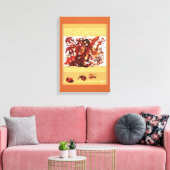 Getijdewarboel Canvas Afdruk (Insitu (Woonkamer))