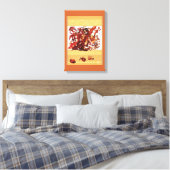 Getijdewarboel Canvas Afdruk (Insitu (Slaapkamer))