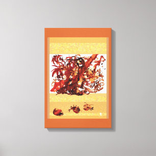 Getijdewarboel Canvas Afdruk
