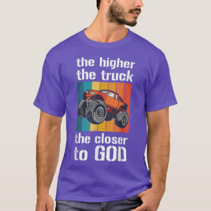 Getilde vrachtwagen hoger bij God mannen vrouwen k T-shirt