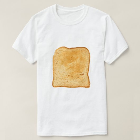 Getoast stuk brood t-shirt (Design voorkant)