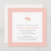Getoond met Love-Bridal Shower Invitation Kaart (Voorkant / Achterkant)