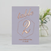 Getotte rand samengeperste Folie Folie Uitnodiging (Staand Voorkant)