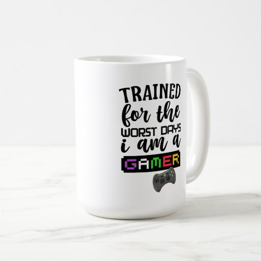 Getraind voor de ergste Mok (Voorkant rechts)