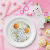 Getrande eieren papieren bordje (Feest)