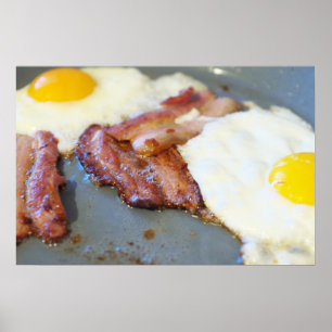 Getrande eieren poster