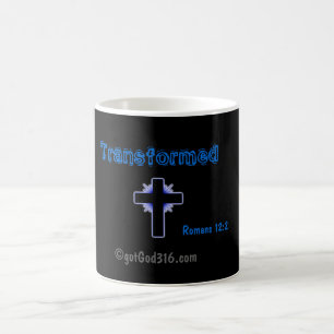 Getransformeerd gotGod316.com Romeinen 12:2 Magische Mok