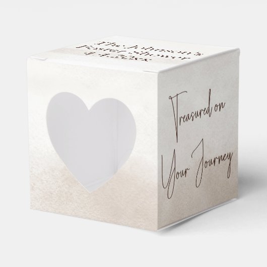 "Getreasured on you Journey" Boho Foster Care Douc Bedankdoosjes (Voorkant Zijde)