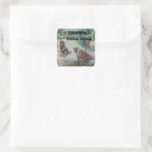 getrimde hondennagels Classic Ronde Stickers (Tas)