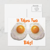 Getrokken eieren briefkaart (Voorkant / Achterkant)