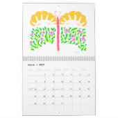 Getrokken vlinders 2026 Kalender (Mar 2027)