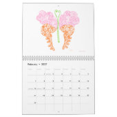 Getrokken vlinders 2026 Kalender (Feb 2027)