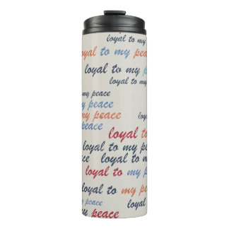 Getrouw aan Mijn Vredes Thermische Tumblers Thermosbeker