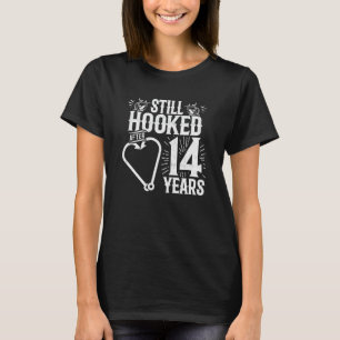 Getrouwd 14 jaar - Gevist paar - 14e bruiloft A T-shirt