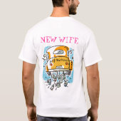 Getrouwd (2a), nieuwe vrouw t-shirt (Achterkant)