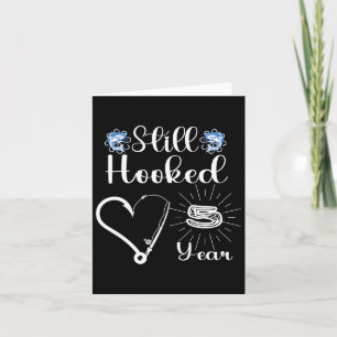 Getrouwd 5 jaar - Gevist paar - 5th Wedding Ann Kaart