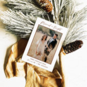 Getrouwd & Helder Kerstmis Kaart, Boho Kaart