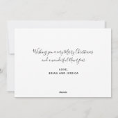 Getrouwd & Helder Schittert Feestdagenkaart (Achterkant)