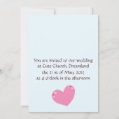 Getrouwd hond paar save the date (Achterkant)