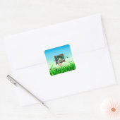 GETrouwd Iers Vierkante Sticker (Envelop)
