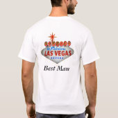 Getrouwd in het Shirt van de beste man van Las Veg (Achterkant)