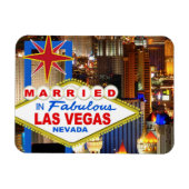 Getrouwd in Vegas Refridgerator Magnet Magneet (Horizontaal)