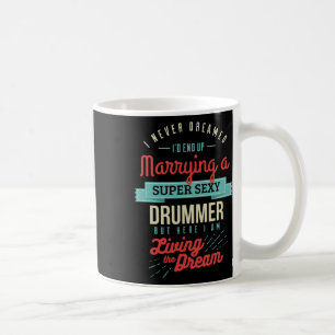 Getrouwd met een drummer, huwelijkscadeau koffiemok