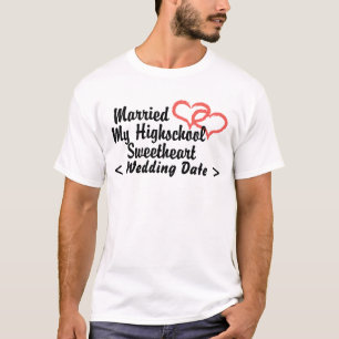 Getrouwd met mijn liefje (date) t-shirt