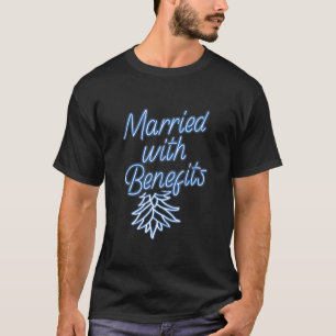 Getrouwd Met Voordelen Swinger Ananas Retro T-shirt