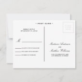 Getrouwd | RSVP Briefkaart (Achterkant)