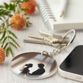 Getrouwd souvenir sleutelhanger (Voorkant Rechts)