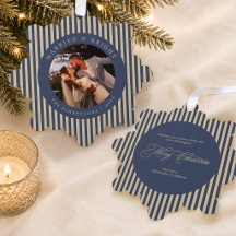 Getrouwd & Stralend Nieuwgetrouwd Fotokado Ornamen