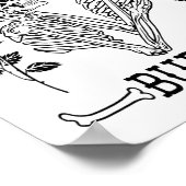 Getrouwd Totdat We Begraven Bruid Bruidegom Hallow Poster (Hoek)