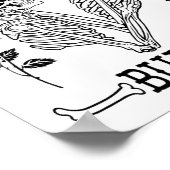 Getrouwd Totdat We Begraven Zijn Bruid Bruidegom H Poster (Hoek)