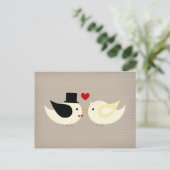 Getrouwde Canarische vogels Briefkaart (Staand voorkant)
